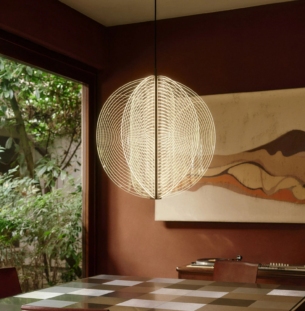 Stilnovo Papylia rippvalgusti interjööris