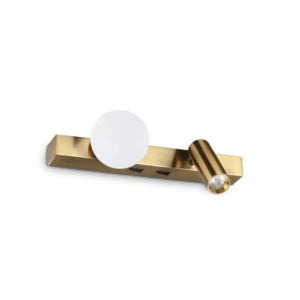 Ideallux seinavalgusti 336671__BINOMIO_LED_AP_OTTONE