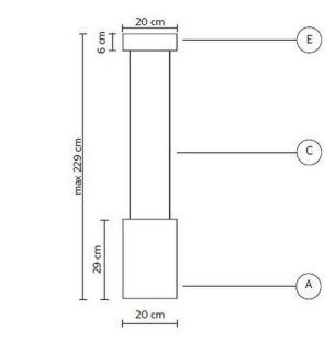 karman lateris rippvalgusti 29cm tooteleht