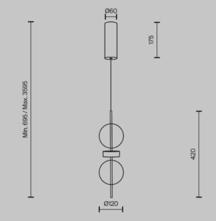 Maytoni double moon MOD478PL_L8B3K joonis