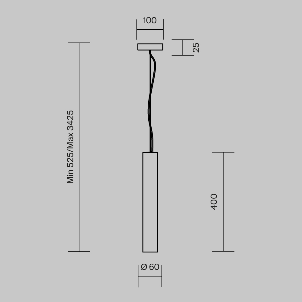 Maytoni rippvalgusti basic_MOD461PL_L5BK_joonis
