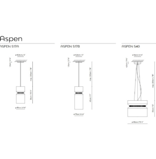 Blux Aspen S rippvalgusti tooteleht