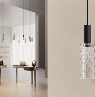 PANZERI SCENT PIXEL rippvalgusti interjööris 1