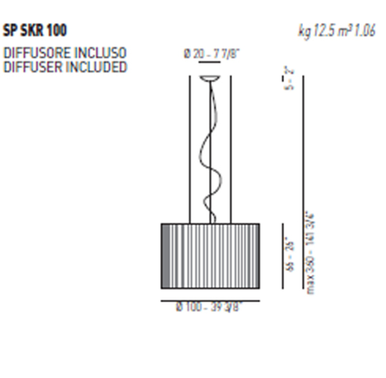 Rippvalgusti Skirt, 4x100W E27