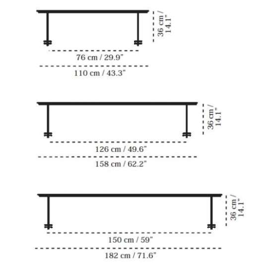 Lauavalgusti Lineal, 2700K LED