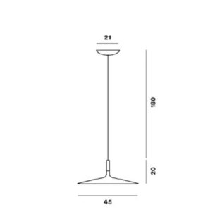 Rippvalgusti Aplomb Large, 11,7W/109lm LED, 2700K