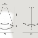 Rippvalgusti Plena, 32W/3530lm led