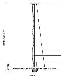 Niiskuskindel rippvalgusti Gonzaga, 13W/1200lm 3000K, IP65