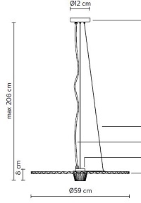 Niiskuskindel rippvalgusti Gonzaga, 13W/1200lm 3000K, IP65