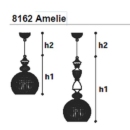 Rippvalgusti Amelie 8162, 16W 1300lm