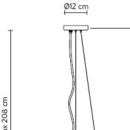 Niiskuskindel rippvalgusti Gonzaga, 13W/1200lm 3000K, IP65