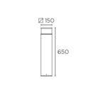 Pollarvalgusti Cubik, 15W/833lm led