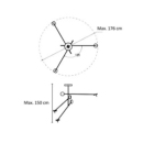 Laevalgusti Invisible, 3x9W/2295lm Led