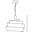 Rippvalgusti Piola, 11,7W/2040lm Led