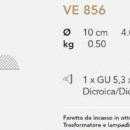 Süvisvalgusti 856, 35W Gu 5,3