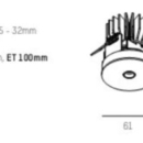 Süvisvalgusti Blindspot R, 9W LED