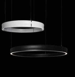 Laevalgusti Moltoluce CHARM black white