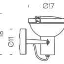 Lae/seinavalgusti Projecteur 165, 23W E27