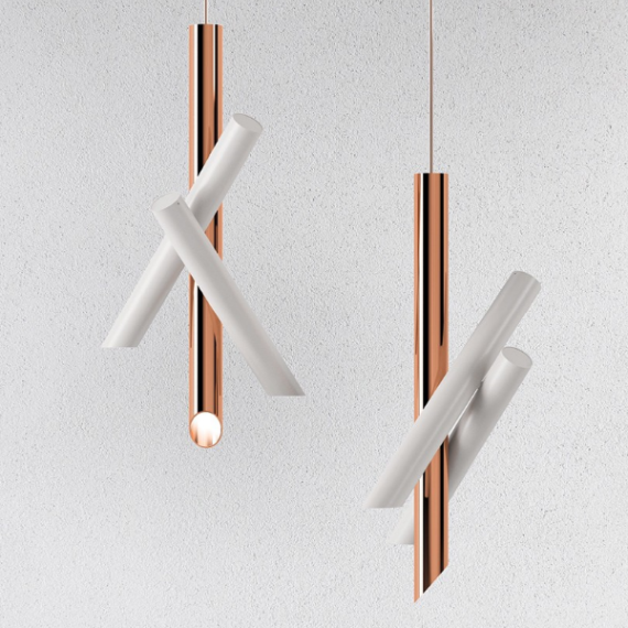 Laevalgusti Nemo Tubes 3 copper-white