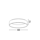 Laevalgusti Rando, 42W/2520lm 3000K