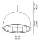 Rippvalgusti Empty,  17,5W/1300lm Led