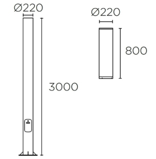 Pollarvalgusti Citizen, 54W/4257lm, IP65