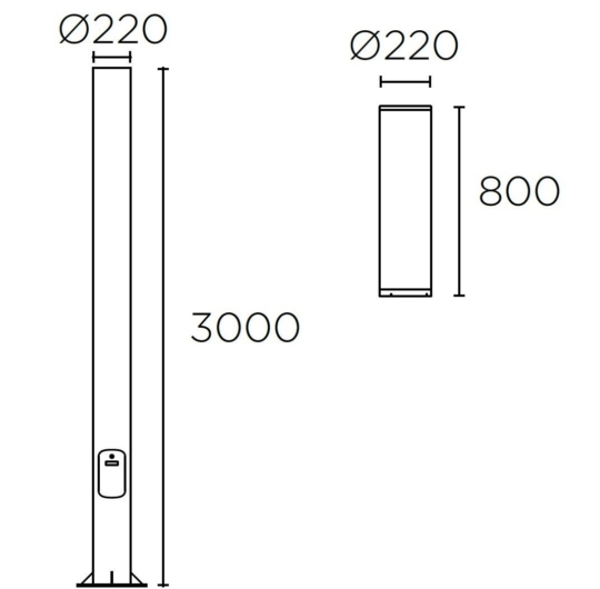 Pollarvalgusti Citizen, 54W/4257lm, IP65