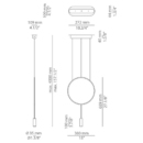 Rippvalgusti Revolta, 6,1W/665lm led 2700K