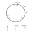 Rippvalgusti Satellite, 42W/1900lm led