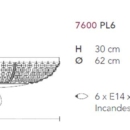 Laevalgusti Noblesse 7600