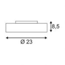 Led-plafoon Occuldas, 21W/1300lm Led