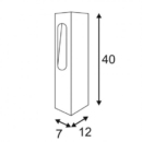 Välisvalgusti Slot Box, 4,5W LED, IP44