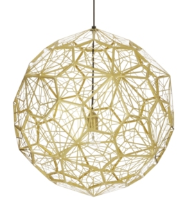 Rippvalgusti Tom Dixon ETCH WEB ETW01BEU BRASS_OFF