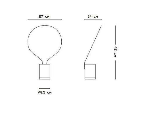 Lauavalgusti Balloon, 11W GU10